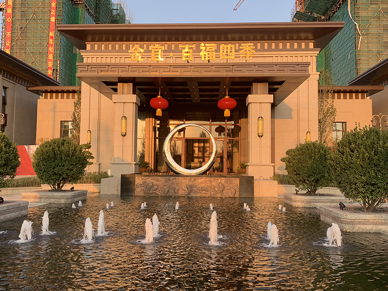 金宜·百福四季展示區(qū)呈現(xiàn)